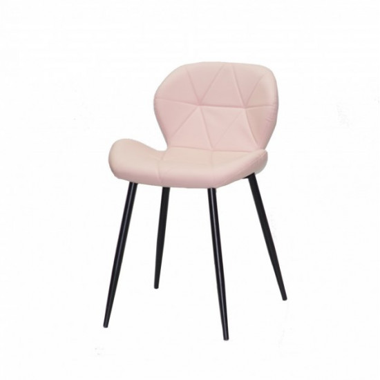 Dining chair Onder Metal INVAR EK pink 63 METAL - BK