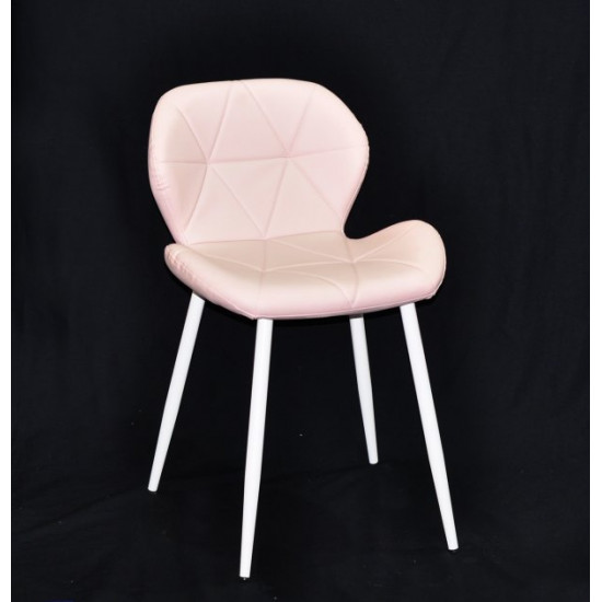 Dining chair Onder Metal INVAR EK pink 63 METAL - WT