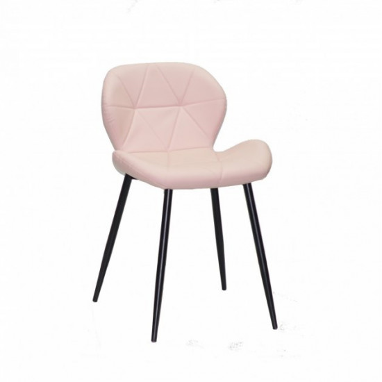 Dining chair Onder Metal INVAR EK pink 63 METAL - BK