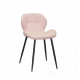 Dining chair Onder Metal INVAR EK pink 63 METAL - BK