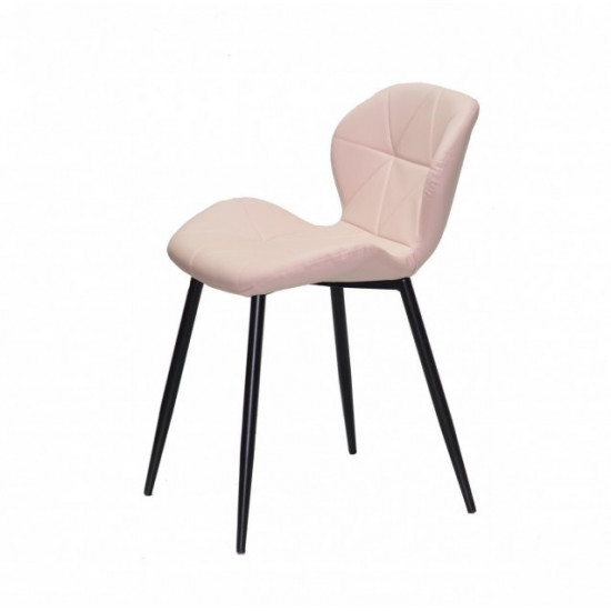 Dining chair Onder Metal INVAR EK pink 63 METAL - BK