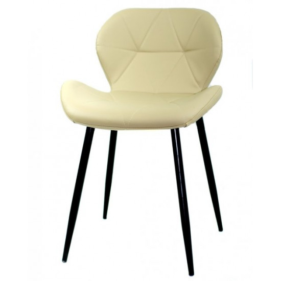 Dining chair Onder Metal INVAR EK beige 06 METAL - BK