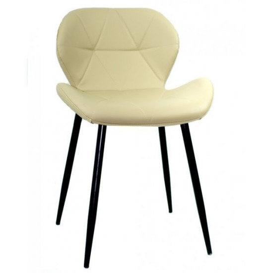 Dining chair Onder Metal INVAR EK beige 06 METAL - BK