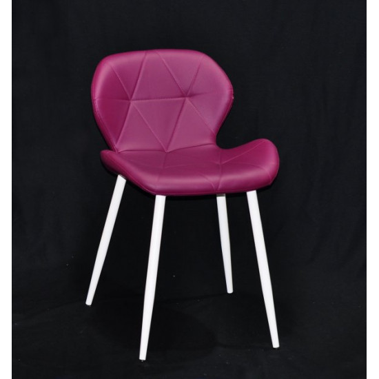 Dining chair Onder Metal INVAR EK purple 61 METAL - WT