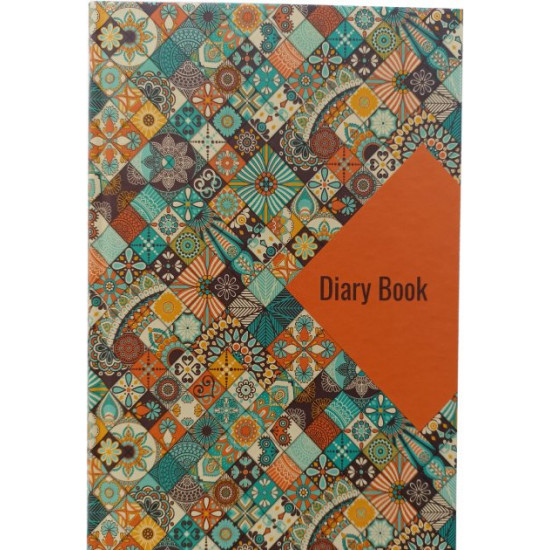 Undated diary Arkush Art A5 with 288 pages in line Mosaic (A5-NDAT-ART288BBL010)