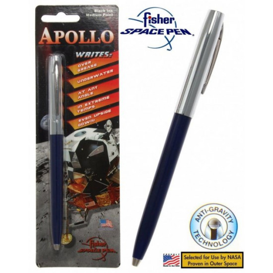  Автоматична кулькова ручка Fisher Space Pen Cap-O-Matic синя/хром