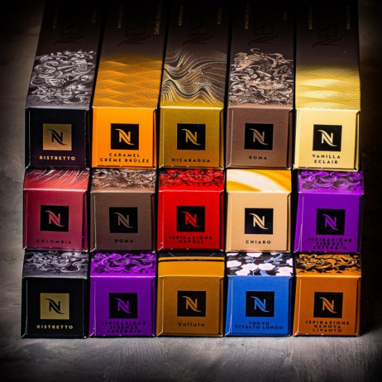 Author's set Gift for a Gourmet of original Nespresso - 150 pcs. (coffee capsules)