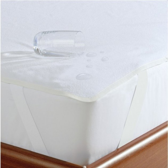 Mattress cover NOSTRA Waterproof Terry Aqua Stop 90x200 White (2930910085690)