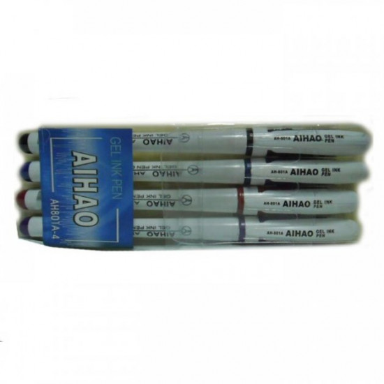 Set of gel pens 4 colors AN801A-4