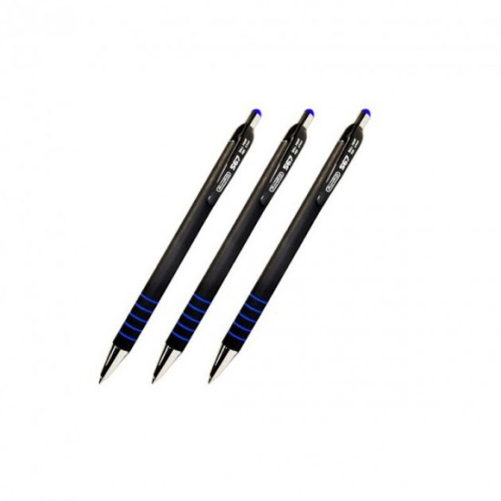 Automatic ballpoint pen 567 rubberized, blue Aihao /24 /