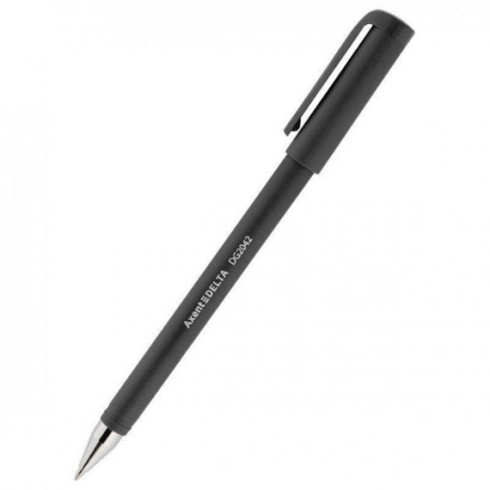 Gel pen DG2042, rubberized, black