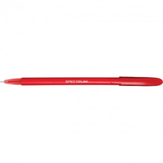 Ballpoint pen Spectrum UX-100-06, opaque red