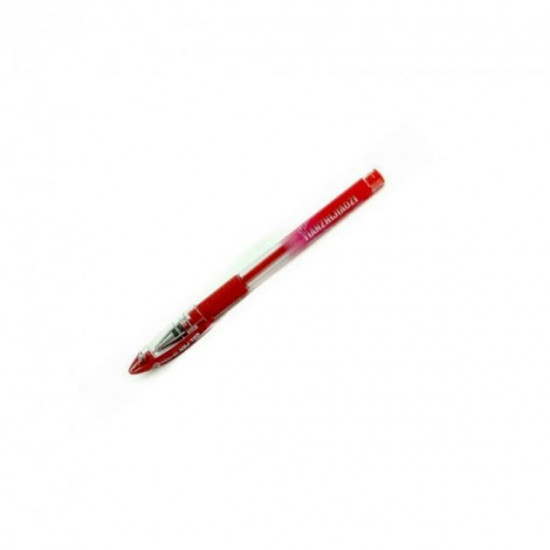 Gel pen with grip TZ501B transparent Tianjiao red /12 /