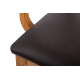 Chair with armrests TOKABO Furniture ARNOLD oak darkened oil 52x95x58 cm Oak (27300006/08)