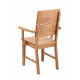 Chair with armrests TOKABO Furniture ARNOLD oak darkened oil 52x95x58 cm Oak (27300006/07)