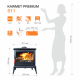 Fireplace stove KAWMET Premium S11 (8.5 kW)