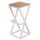 Bar stool GoodsMetall in LOFT style 750x350x350 Hourglass BS248