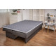 Mattress topper “Sky” Gray-White collection 125x190