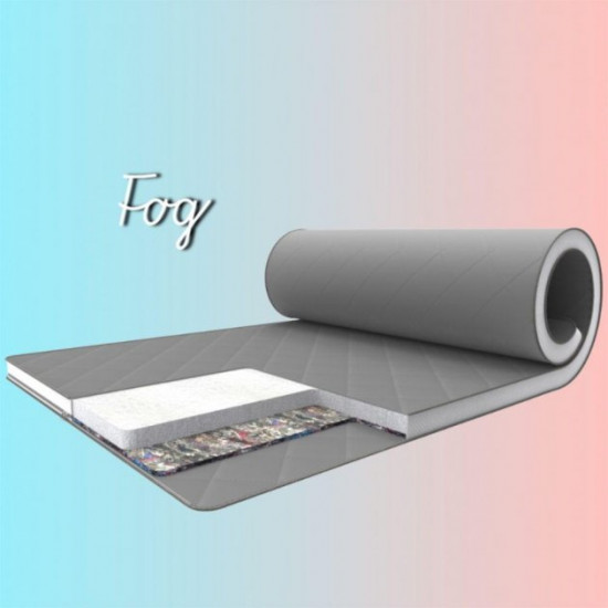 Mattress topper “Fog” Gray-White collection 65x180