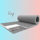 Mattress topper “Fog” Gray-White collection 135x180