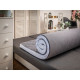 Mattress topper “Fog” Gray-White collection 85x180