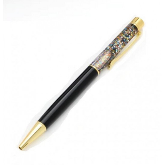 Ballpoint pen with glitter LOLEDE black 0.5 mm Black