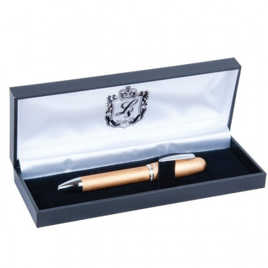 Ballpoint pen Langres Charm LS.403009-23 with Swarovski crystals, gold