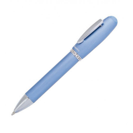 Ballpoint pen Langres Charm LS.403009-14 with Swarovski crystals, blue