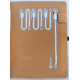 Notebook diary with power bank and USB flash drive 16 GB gift