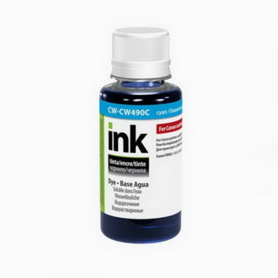 CW ink Canon PIXMA G1400/G2400/G3400 (Cyan) (CW-CW490C01) 100ml