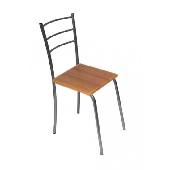 Kitchen chair Marco chrome / walnut