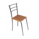 Kitchen chair Marco chrome / walnut