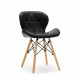 Chair ROLLO Eco leather Black