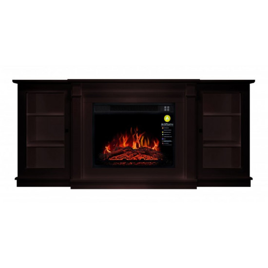 Electric fireplace with portal ArtiFlame VERMONT AF23S WENGE (with sound)