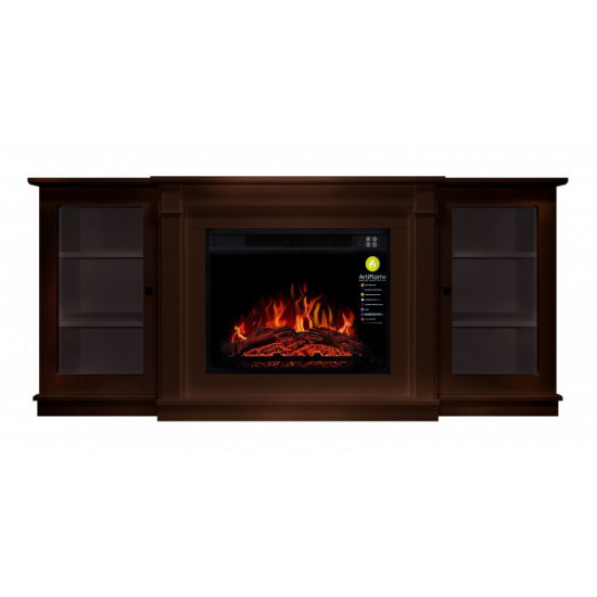 Electric fireplace with portal ArtiFlame VERMONT AF23S COGNAC (with sound)