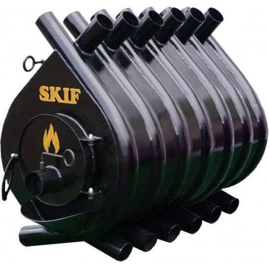 Wood stove Skif Buleryan type – 04 (With secondary gas afterburning chamber) (1532569622)