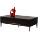 Coffee table Vetro Mebel Palermo Black marble (Palermo-coffee-tbl)