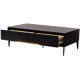 Coffee table Vetro Mebel Palermo Black marble (Palermo-coffee-tbl)