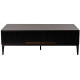 Coffee table Vetro Mebel Palermo Black marble (Palermo-coffee-tbl)