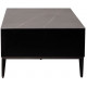 Coffee table Vetro Mebel Palermo Black marble (Palermo-coffee-tbl)