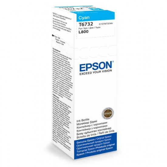 Epson L800 cyan ink container (C13T67324A)