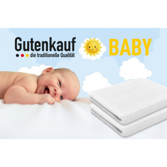 Mattress cover with elastic bands at the corners Gutenkauf Baby AquaStop Classic 60x120