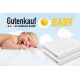 Mattress cover with elastic bands at the corners Gutenkauf Baby AquaStop Classic 60x120