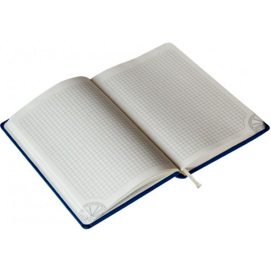 Notebook Berganote Inserto A5 13x21 cm 224 pages checkered Dark blue (2140bn-44)