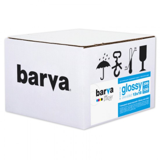 Папір BARVA 13x18, 200 g/m2, glossy, 500 арк (C200-118)