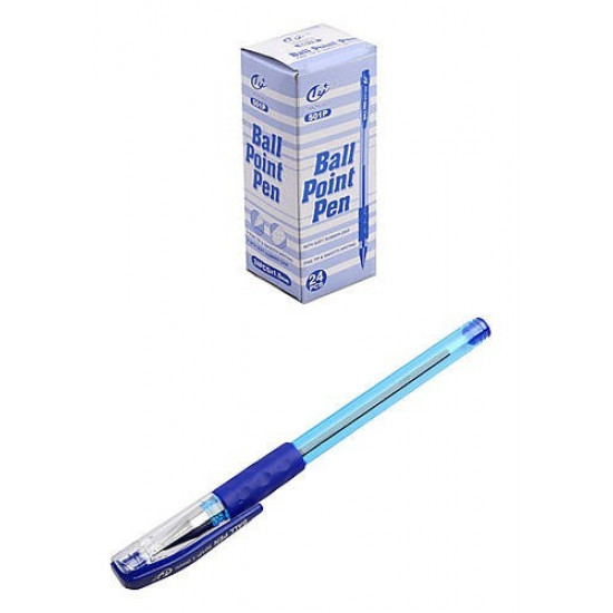 Set of oil pens Tianzhijiaozi Ball Point Pen 501p blue, 24 pcs.