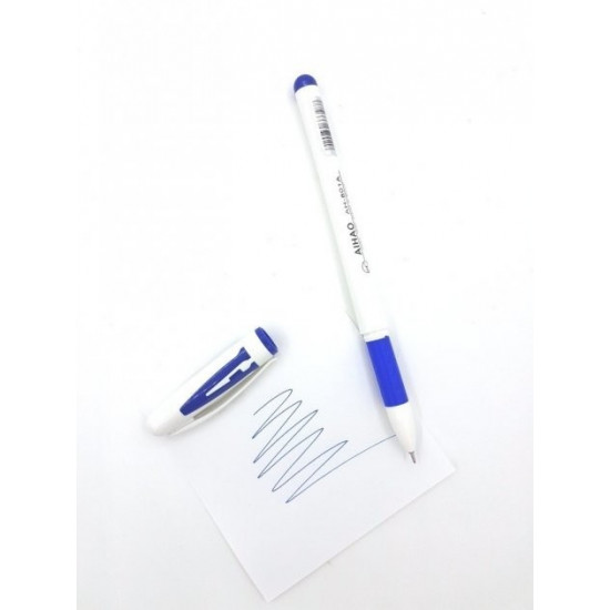 AIHAO gel pen with flu, opaque, blue, AH-801A