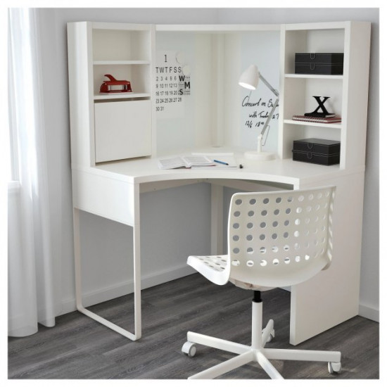 Computer desk MICKE IKEA 502.507.13 white 100x142