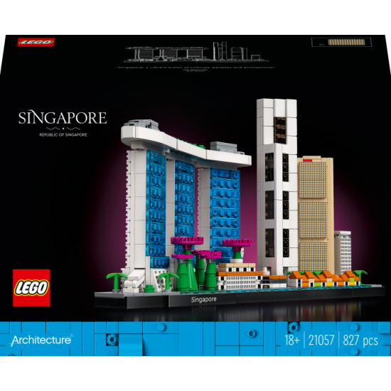  Конструктор LEGO Architecture Сингапур 827 деталей (21057)