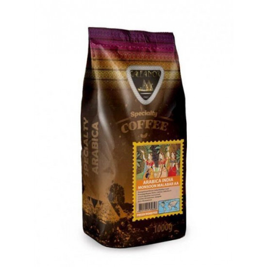 Зернова кава Galeador ARABICA INDIA MONOSOON MALABAR 100% Арабіка 1 кг